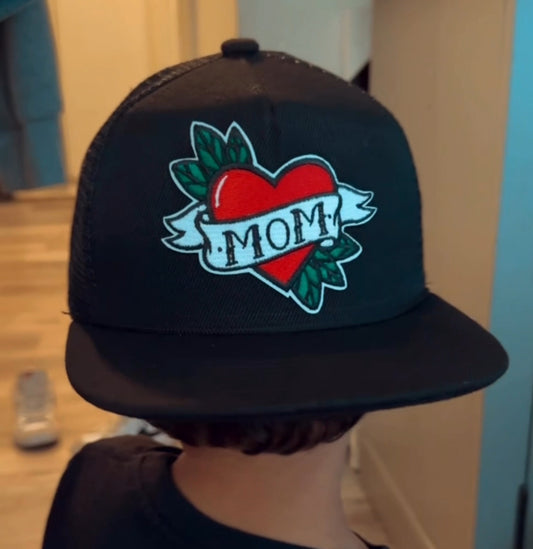 Mom Tattoo Kids Hat