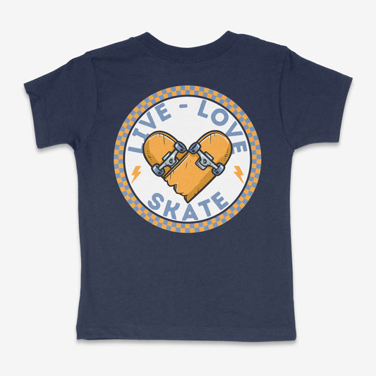 Live Love Skate Toddler Tee