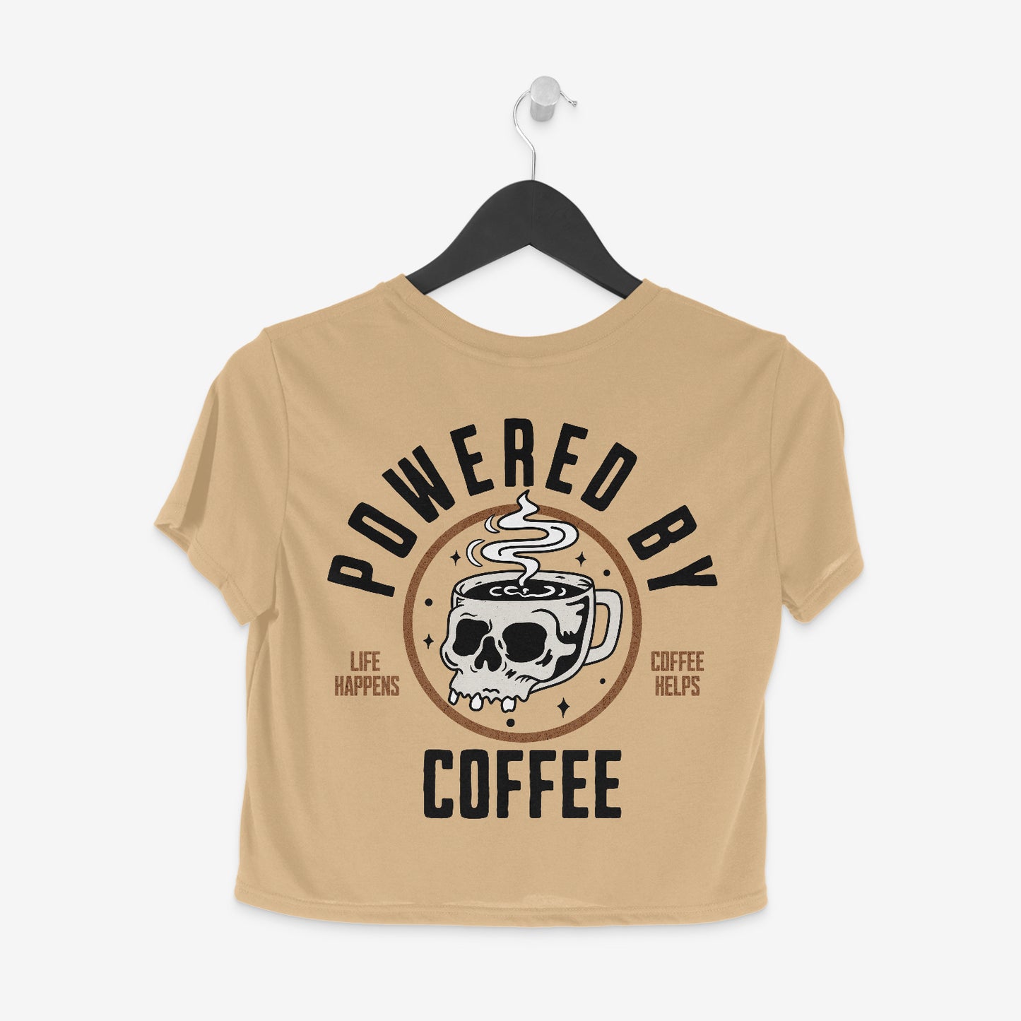 Powered By Coffee Crop Top