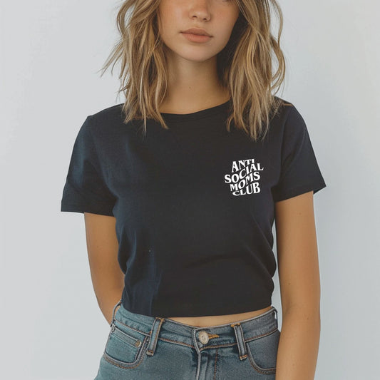 Antisocial Moms Club Crop Top
