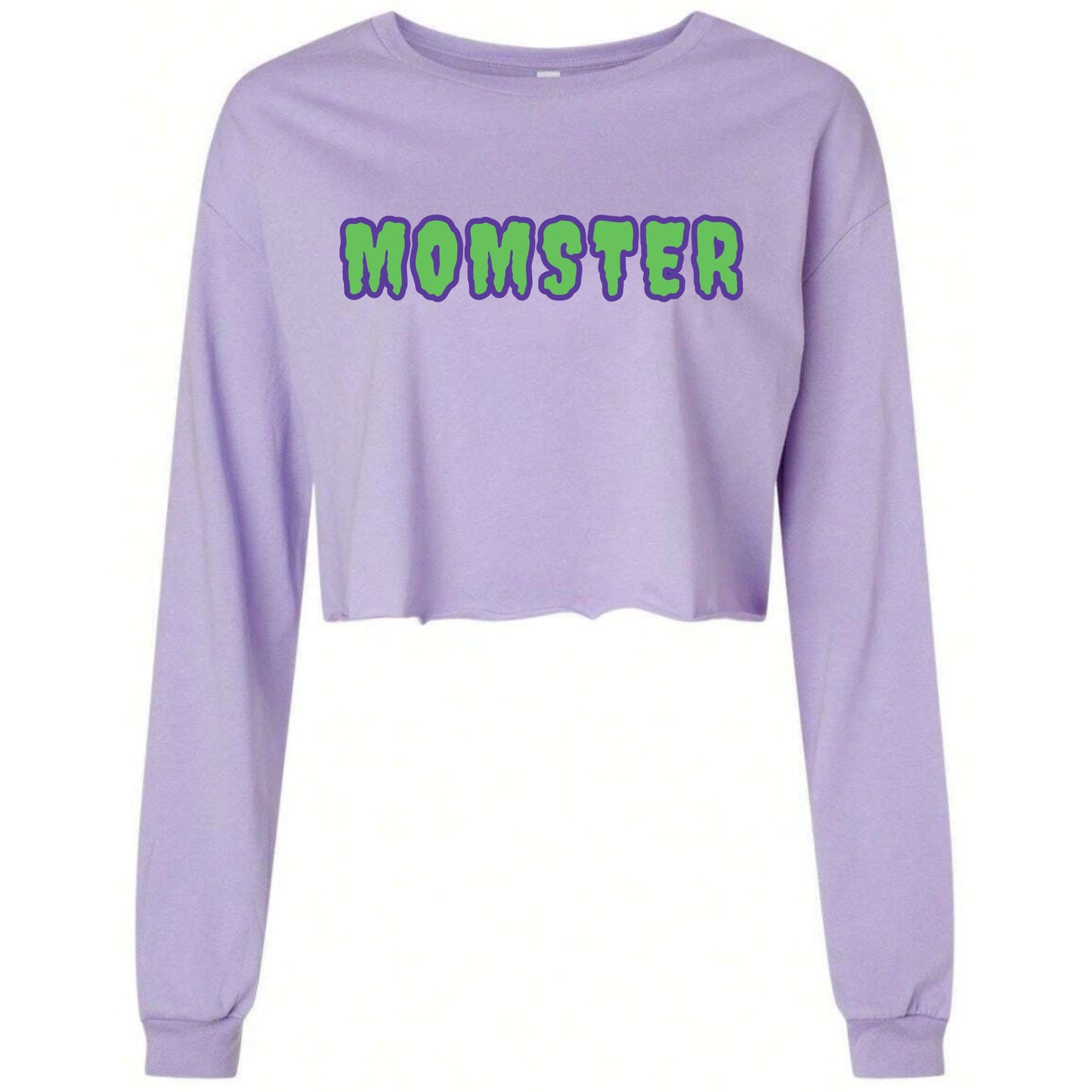 Momster Long Sleeve Crop Top